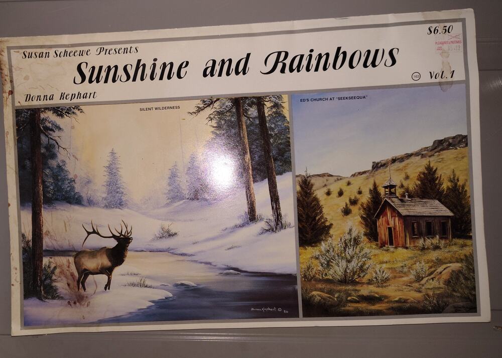 Sunshine and Rainbows Donna Kephart Vintage Tole Decorative Painting Pattern